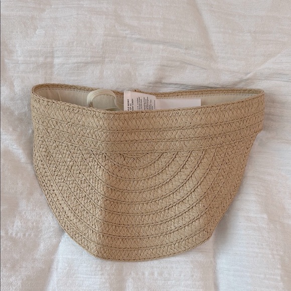 Madewell Packable Braided Straw Visor - Picture 2 of 4
